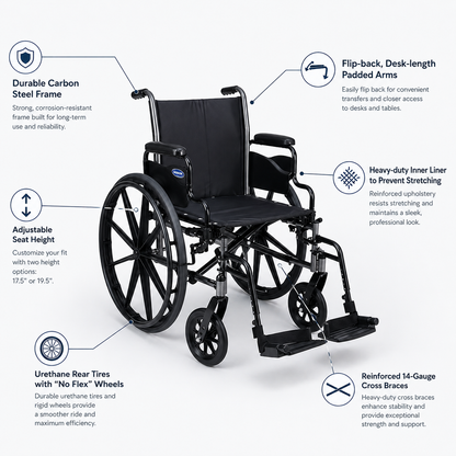 Wheelchair Rental – Lightweight Manual Wheelchair