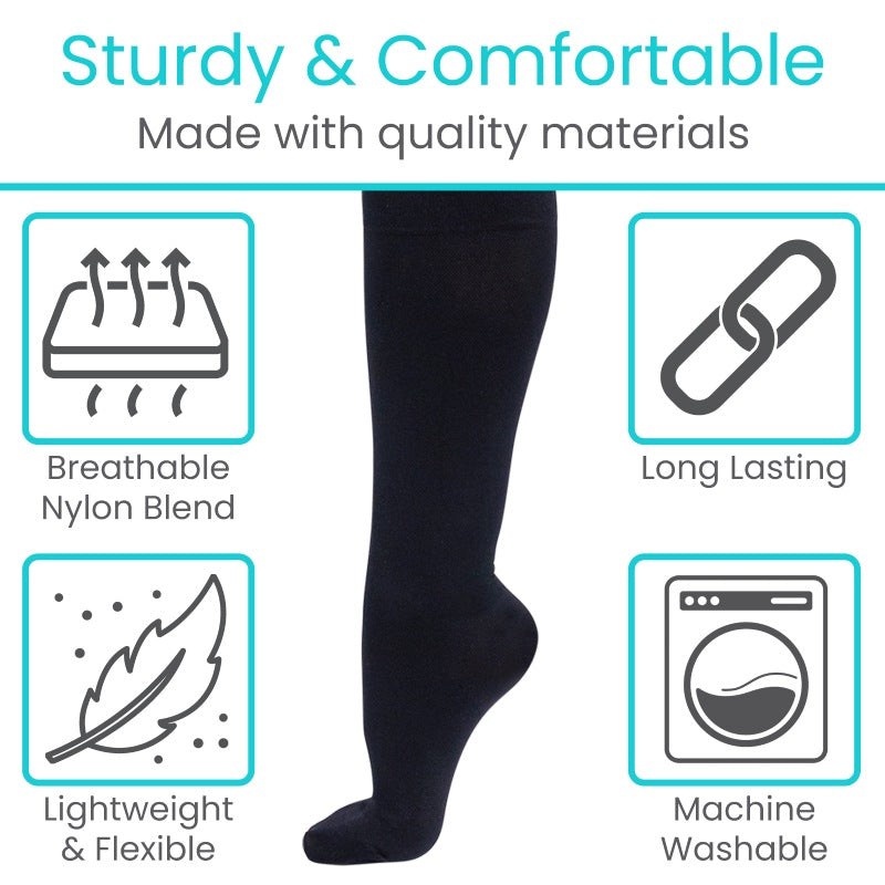 Zippered Knee High Compression