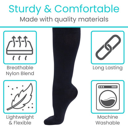 Zippered Knee High Compression