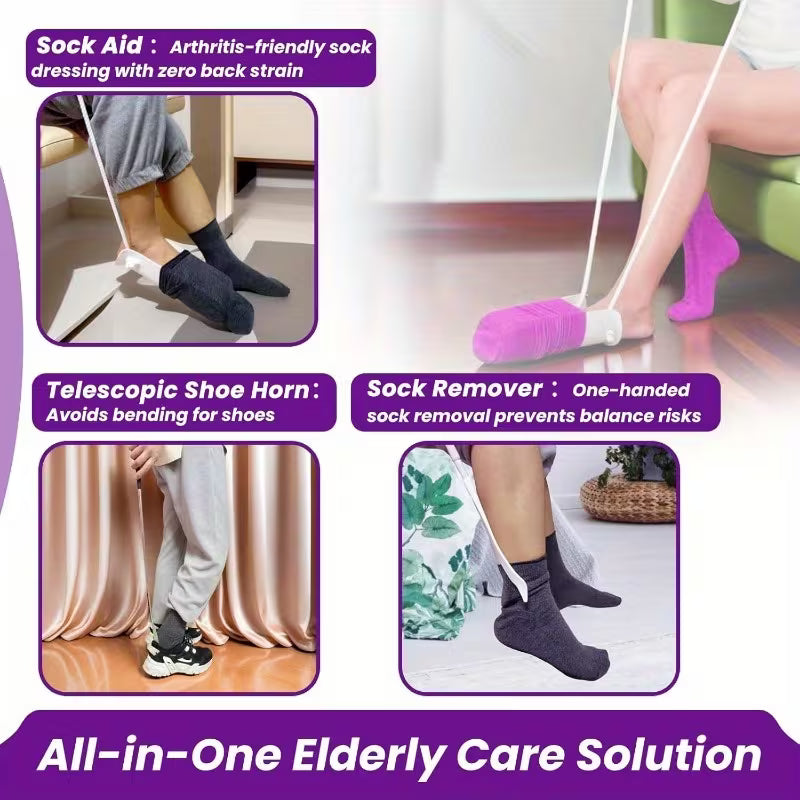Easy-On Sock Aid for Seniors & Disabled