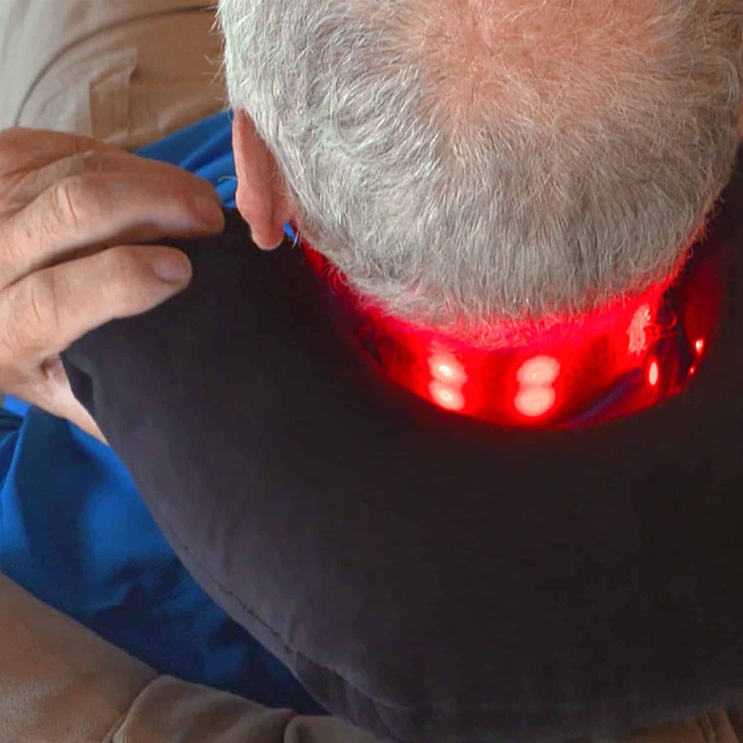 Red Light Therapy Neck Pillow for Neck Pain Relief