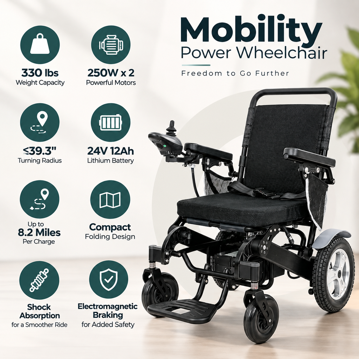 Electric Mobility Power Wheelchair