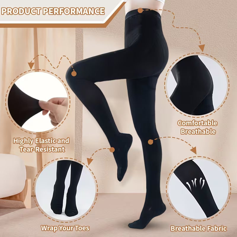 Lipedema Close Toe Compression Stockings 20–30 mmHg