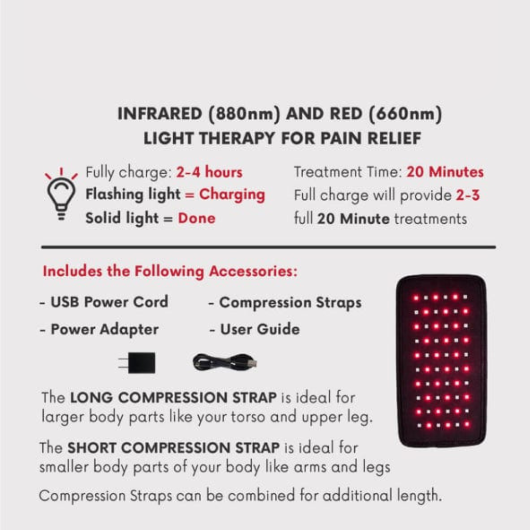 Flex Pad - Neck & Back Pain Relief Light Therapy Wrap