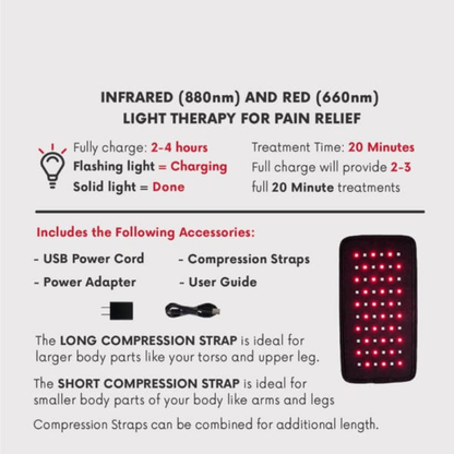 Flex Pad - Neck & Back Pain Relief Light Therapy Wrap