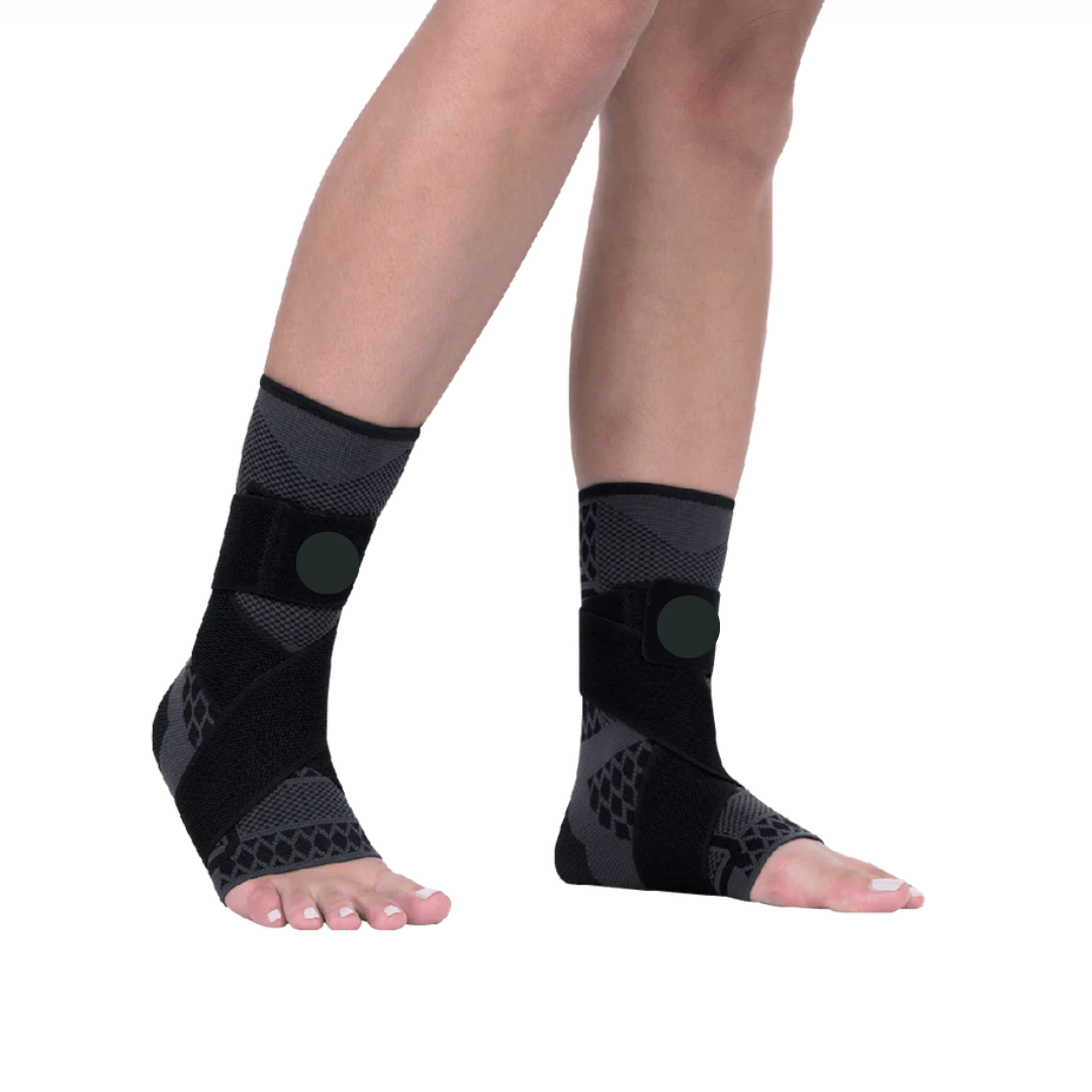 Ankle Sleeve With Straps (Pair)