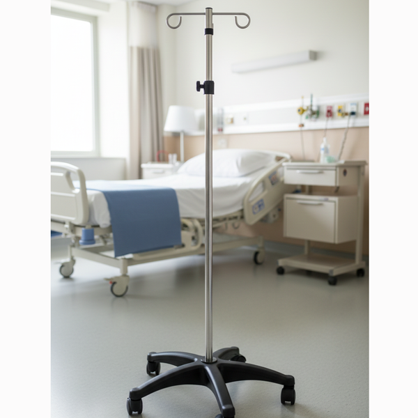 IV Pole with Wheels