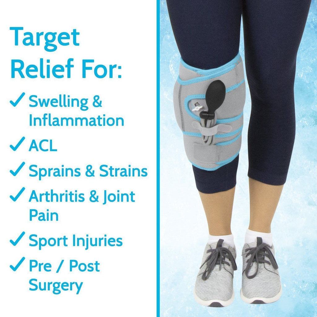 Knee Compression Ice Wrap