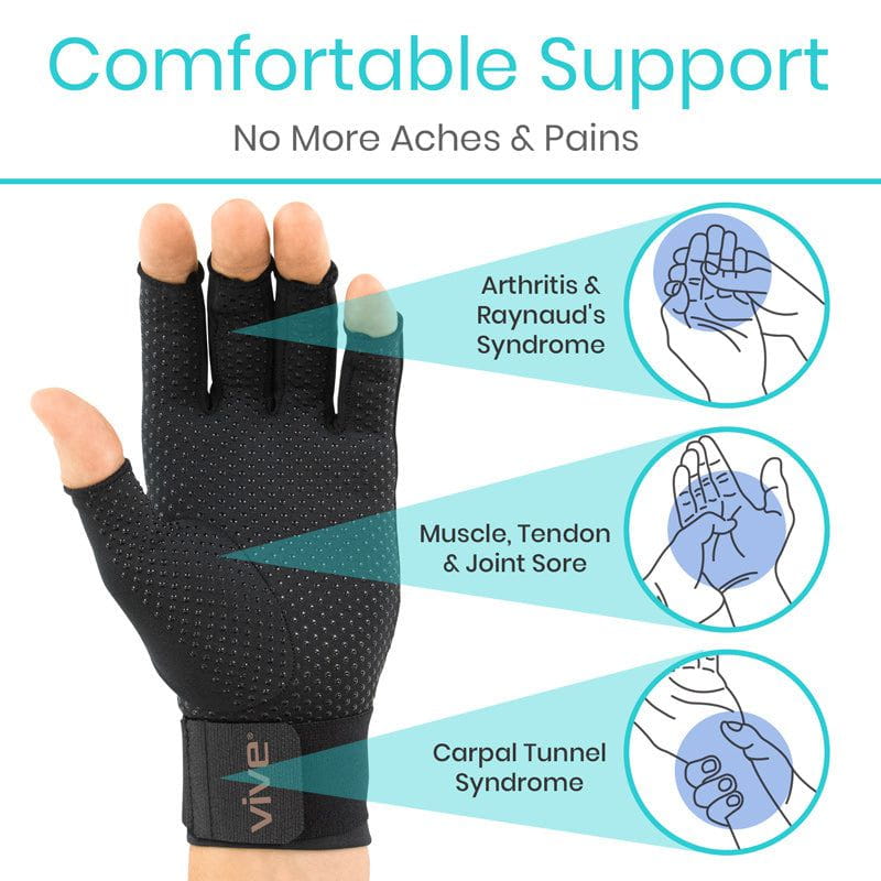 Copper Gloves With Strap