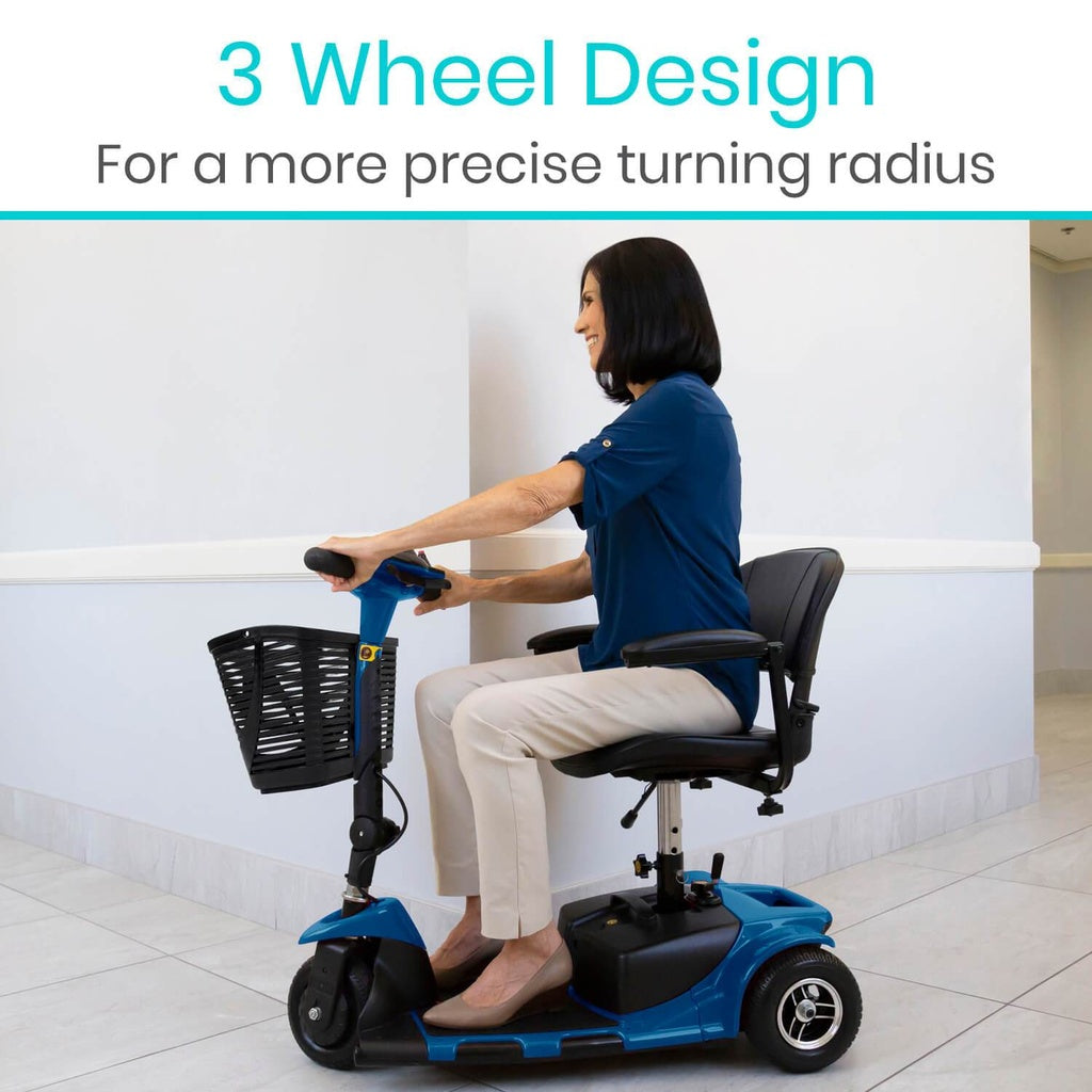 3-Wheel Mobility Scooter Compact Electric Scooter