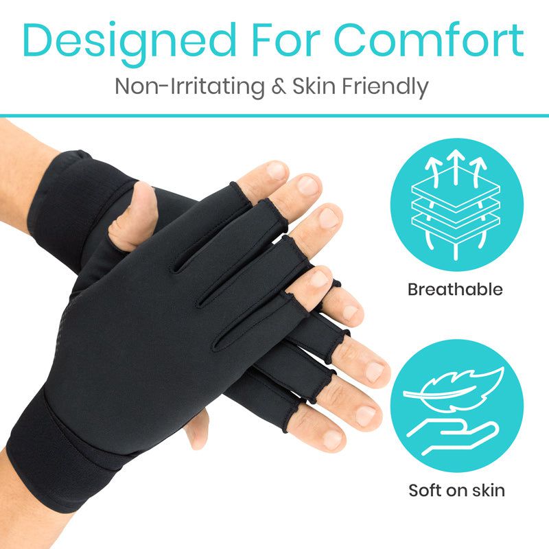 Copper Gloves With Strap