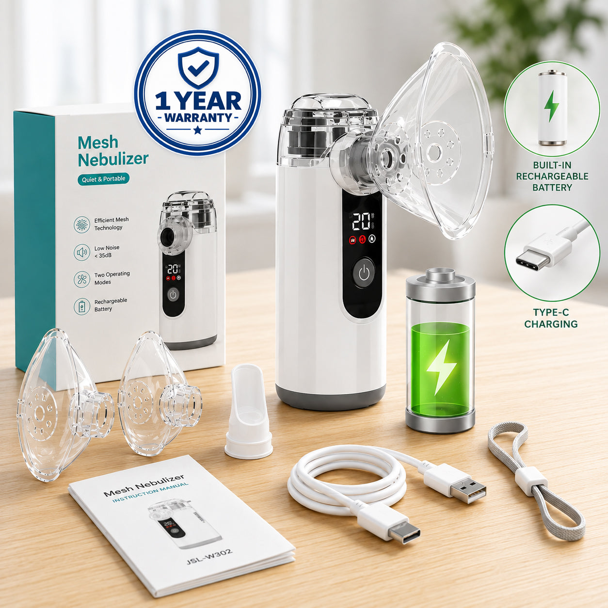 Portable Handheld Nebulizer