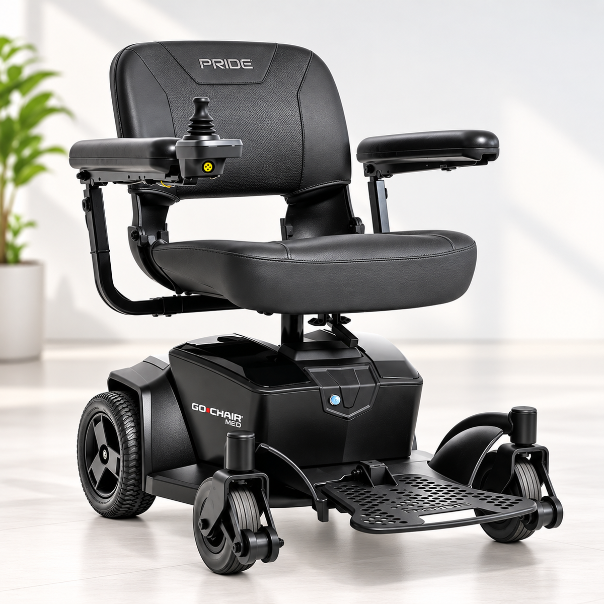 Pride Go Chair MED portable power wheelchair, view 2