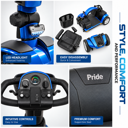 Pride Victory 10 4-wheel mobility scooter – view 5