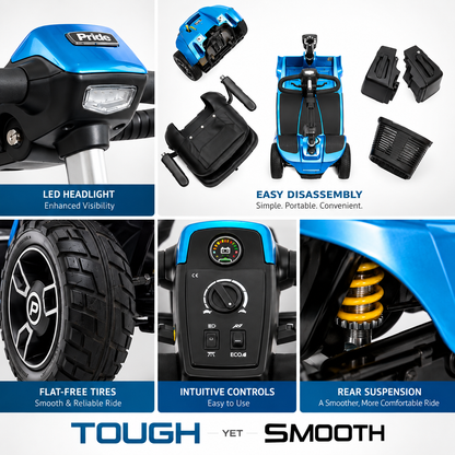 Pride Revo 2.0 4-wheel mobility scooter – view 5