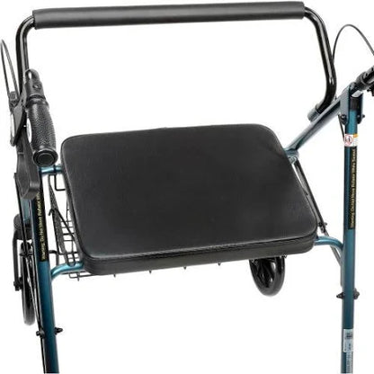 Bariatric Rollator Walker Blue - 400lb weight capacity