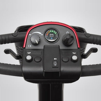 Victory 10 3-Wheel Delta tiller console with speed dial and ambient voltmeter