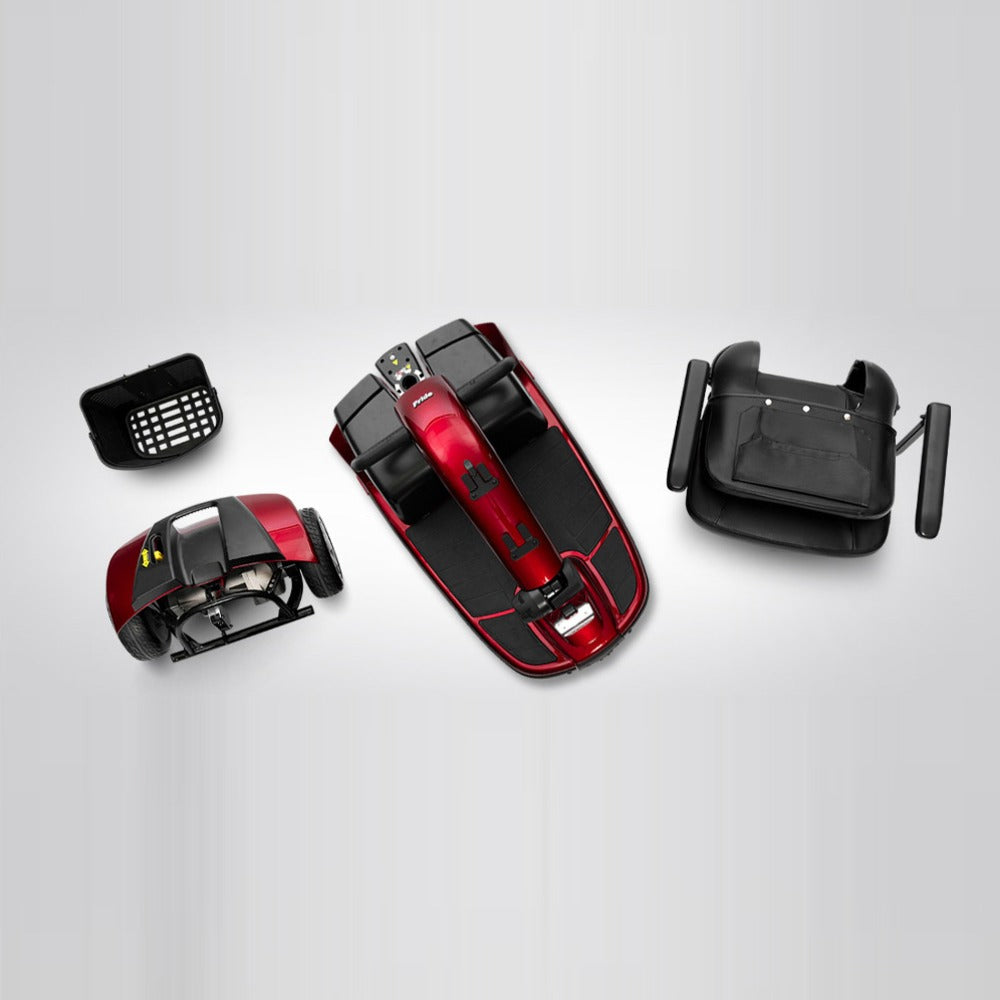 Victory 10 3-Wheel Feather-Touch disassembly into five lightweight pieces