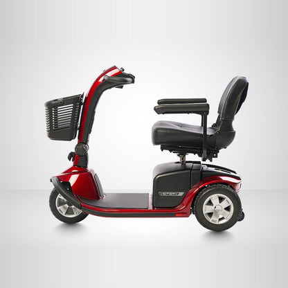 Pride Victory 10 3-Wheel side profile in Candy Apple Red