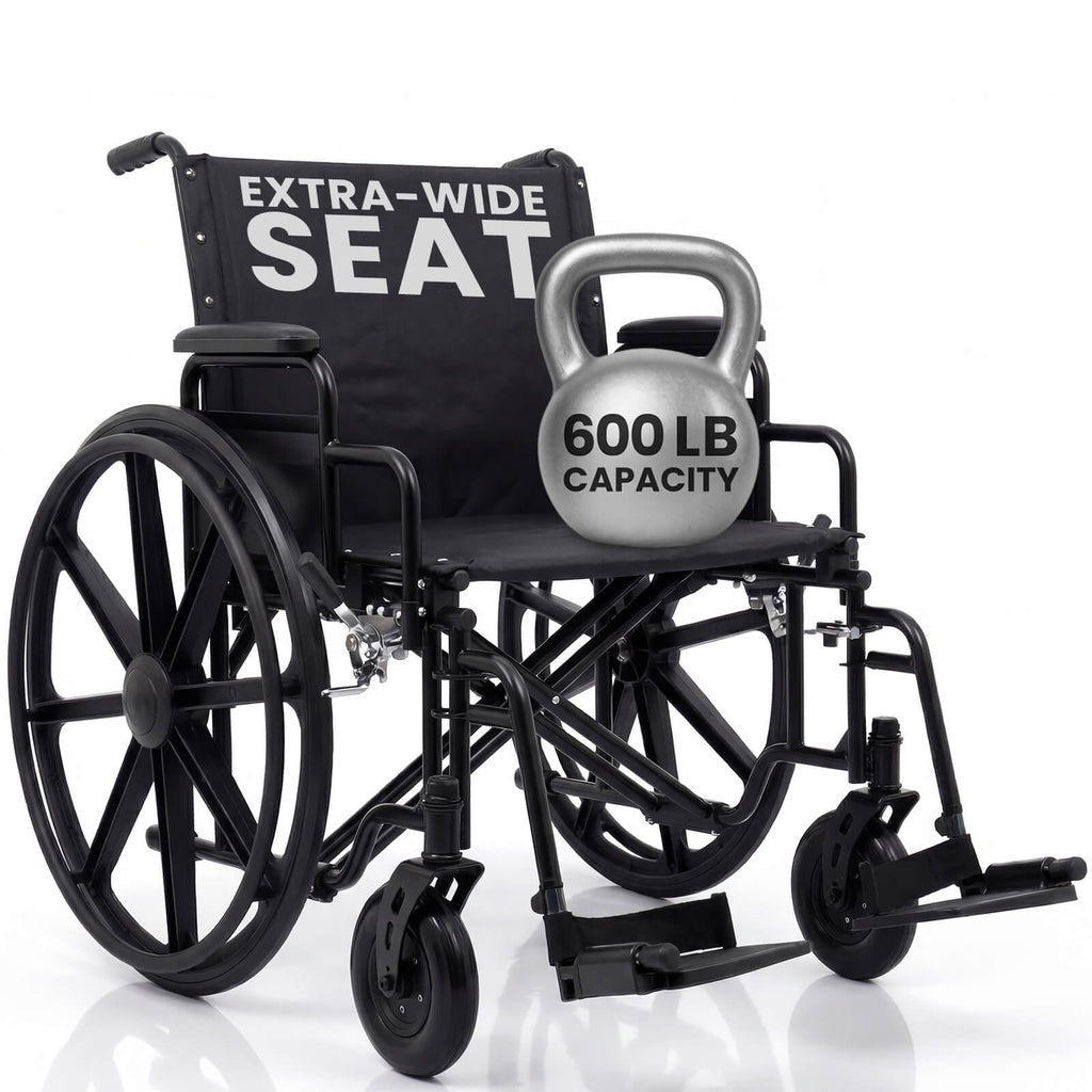 Vive Health bariatric wheelchair, view 4