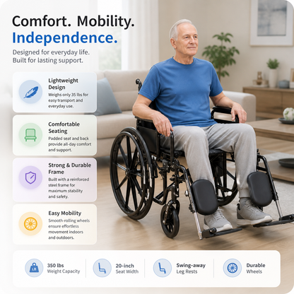 Wide Manual Wheelchair Rental