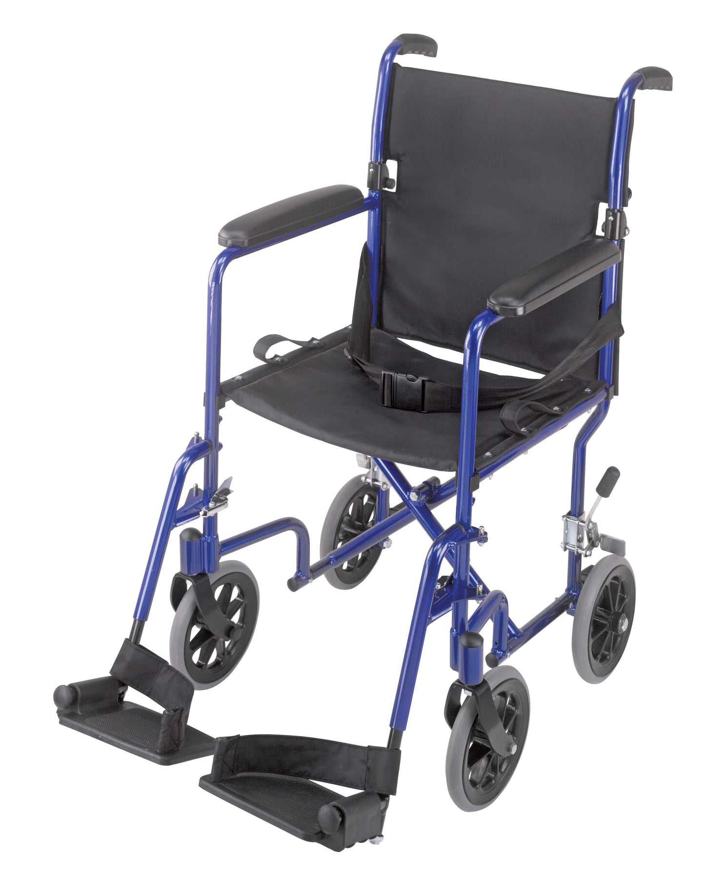 19" Transport Companion Wheelchair Aluminum - Blue