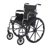 Deluxe Lightweight Wheelchair with Flip Back Desk Arms 16"wide x 16"deep with Foot Rest