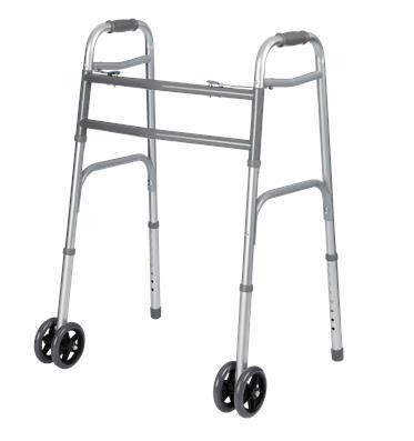 Bariatric Extra Wide Two Button Folding Walker