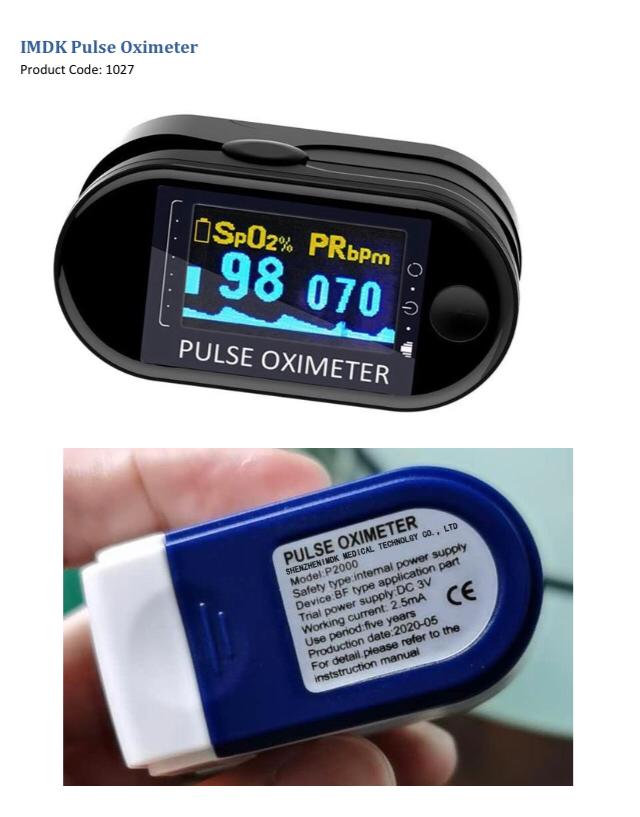 IMDK Pulse Oximeter