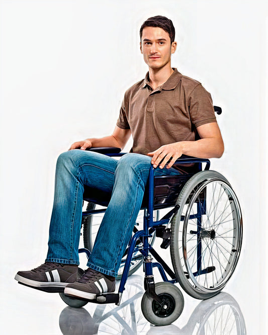 Man in a wheelchair
