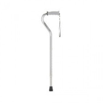 Aluminum Offset Cane - Silver