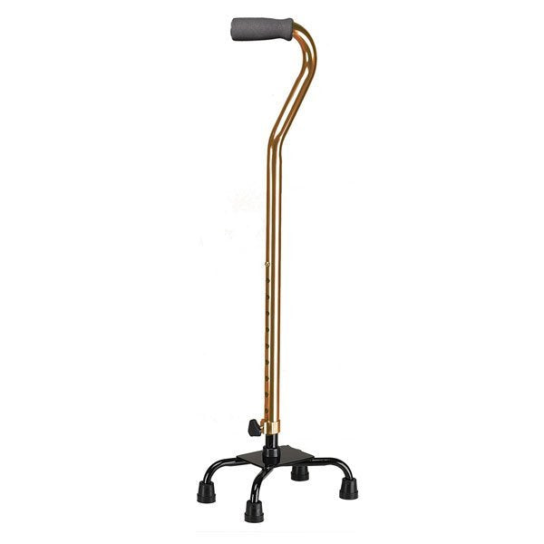 Small Base Quad Cane - Bronze